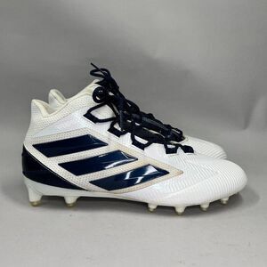 Adidas Freak‎ Carbon Football Cleats Men's Size 13 White Blue Mid Athletic Shoes